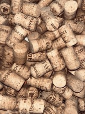 Tappi di sughero Naturale usati 300 pezzi da Spumante Bricolage a Fungo