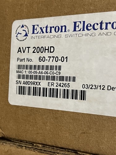 Extron avt 200hd 770 - avt,
