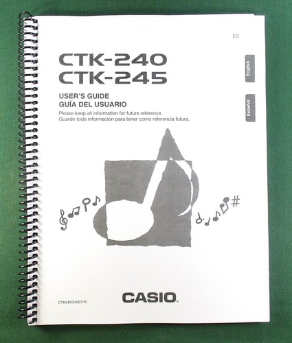 Casio ctk 240 instruction - ctk-240,