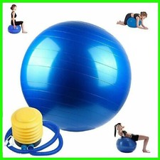 PALLA FITNESS GONFIABILE CON POMPA PER ESERCIZI PILATES PALESTRA YOGA 65 / 75 cm