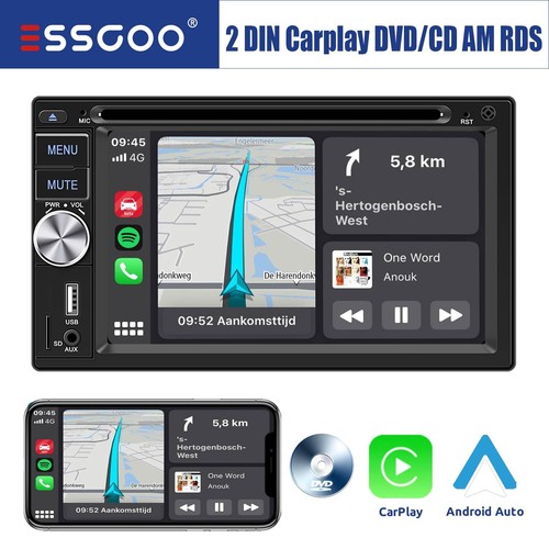 Autoradio dvd cd 2 - 6.2",