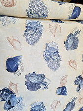 Tessuto stampato conchiglie