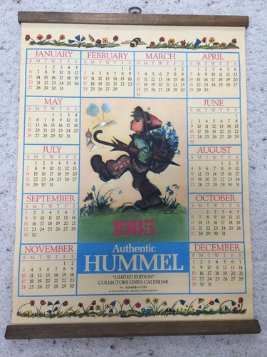 Calendario lino vintage - calendario,