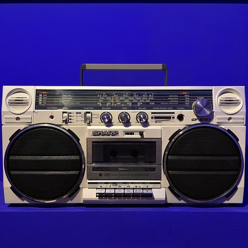 Vintage boombox ghettoblaster