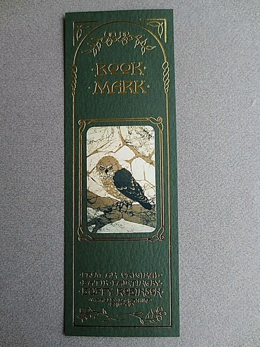 Art bookmark owl - art, from
