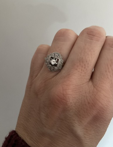 Importante anello antico - , art