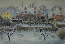 Inverno Nella Suburbano - Um