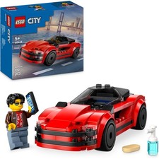 LEGO 60448 City Auto Sportiva Rossa - Macchina Giocattolo da Corsa - Include Min