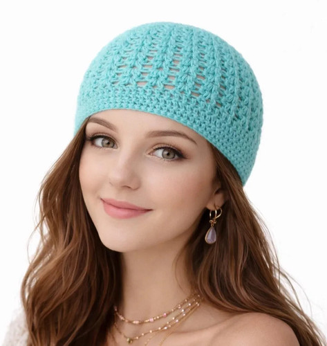 Cappello estivo all uncinetto - cappello, all'uncinetto