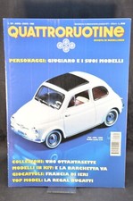 QUATTRORUOTINE N° 197 RIVISTA DI MODELLISMO ANNO 1996 FIAT 500 1960