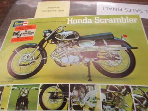 Kit moto epoca revell honda - moto, d'epoca
