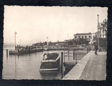 Fotografia Foto Desenzano Brescia MOLO MOTOSCAFO Anni 60 (FT13)