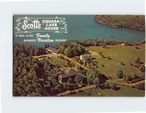 Cartolina scott oquaga lake - scott's,