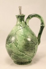 Decanter olio o aceto foglia