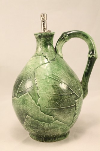 Decanter olio aceto - olio, foglia