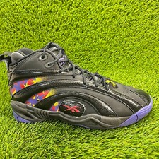 Scarpe da ginnastica Reebok Shaqnosis Escape From LA da uomo taglia 10 nere rosse