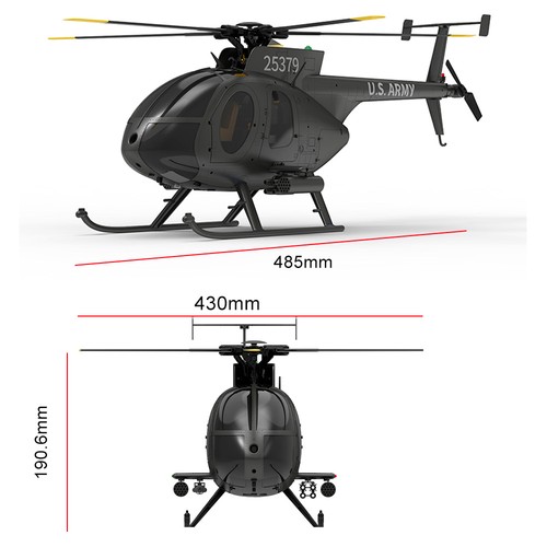 Yuxiang f119s md500 elicottero - yuxiang,