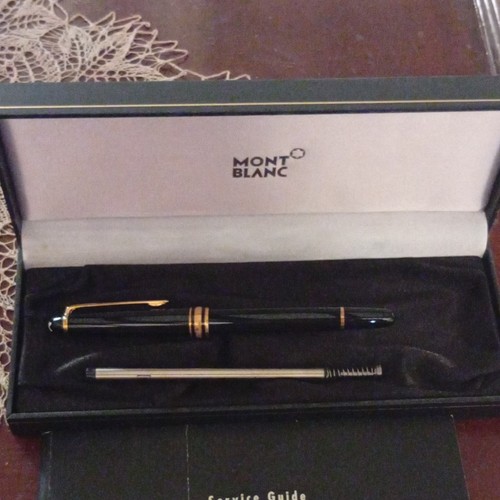 Montblanc penna sfera nera - montblanc, a