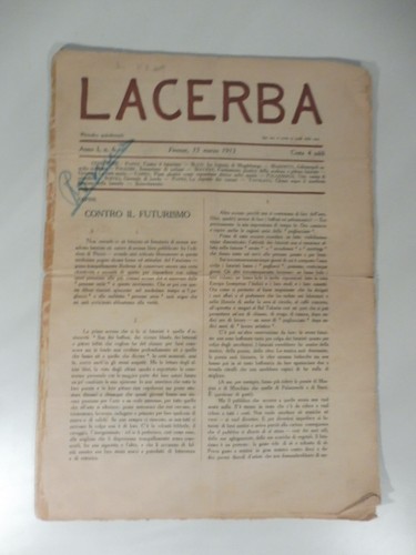 Lacerba anno 6 15 - lacerba,,