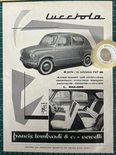 Rara Pubblicità FIAT 600