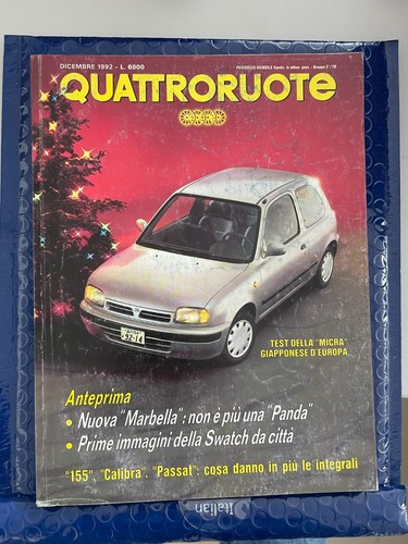 Rivista quattroruote dicembre - rivista,