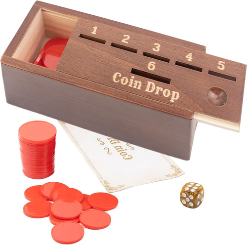 Coin drop game per 6 - game, 2-6