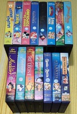 vhs lotto 15 Disney SALUDOS AMIGOS/ALICE/BIANCANEVE/RE LEONE/SPADA NELLA ROCCIA