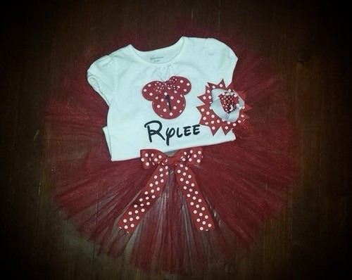 Minnie mouse tutu - minnie, set