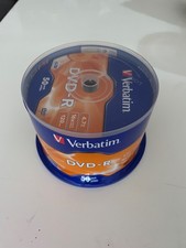 50 DVD-R VERBATIM vergini 16X