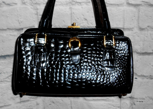 Borsa mano vintage nera in - nera,