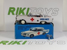 Mercedes Wind Up Ambulance Latta 1/28 Con Scatola