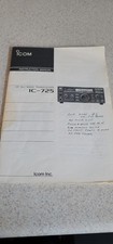 ICOM IC 725 MANUALE ISTRUZIONI