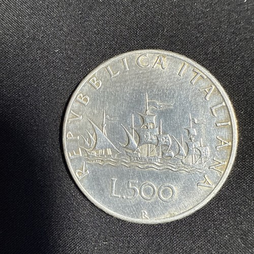 Moneta argento 500 lire - argento,