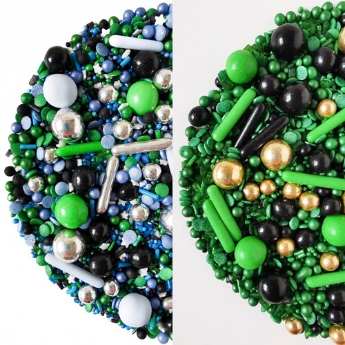 Cake sprinkles verde nero - sprinkles,