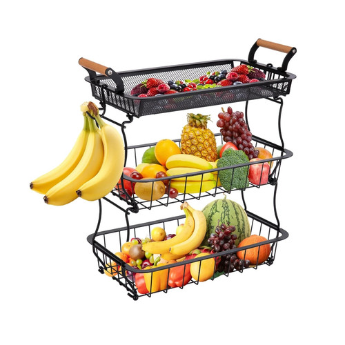 Cesto frutta metallo 3 - cesto,