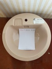 LAVABO SOPRAPIANO TEUCO 53CM IN VETRORESINA CHAMPAGNE   A PREZZO DI REALIZZO