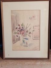 Filippo De Pisis acquerello 1950 circa - misura 35x50