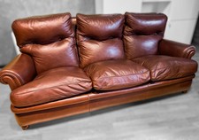 Divani 3 posti Poltrona Frau VINTAGE in pelle marrone - Ottime condizioni