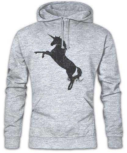 Felpa con cappuccio unicorn - felpa,