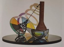 Dennis Oppenheim  still dancing scultura in legno ferro e resine