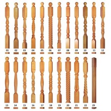 colonne tornite legno