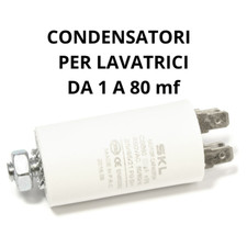 Condensatore per lavatrice di diverse capacità - scegliere il modello nel menù