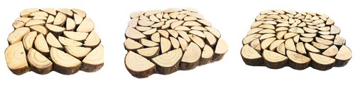 Base decorativa corteccia