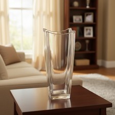 Vaso in cristallo massiccio