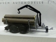 Busch rimorchio forestale - 1/87,