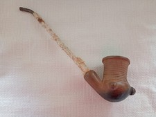 Vecchia pipa italiana in terracotta