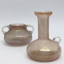 COPPIA VASI VETRO SCAVO