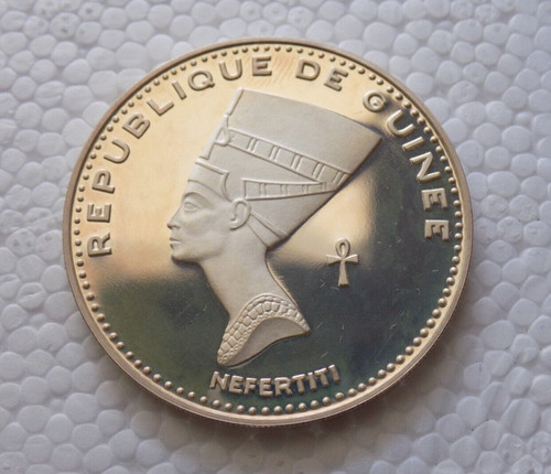 Guinea 500 franchi 1970 proof - guinea,