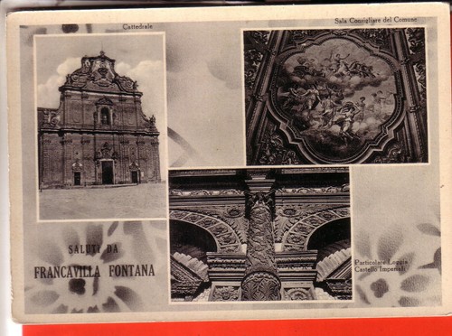 Cartolina francavilla fontana - francavilla,