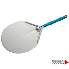Gi Metal Pala pizza in alluminio anodizzato manico corto mod.Azzurra